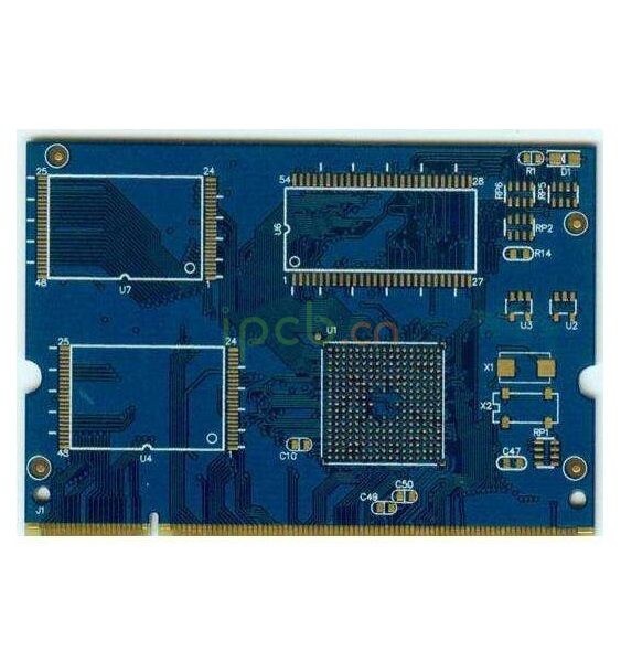 藍油多層盲孔電路板 藍油多層盲孔電路板