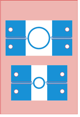 圖8微帶差分圓周圓環(huán)諧振器