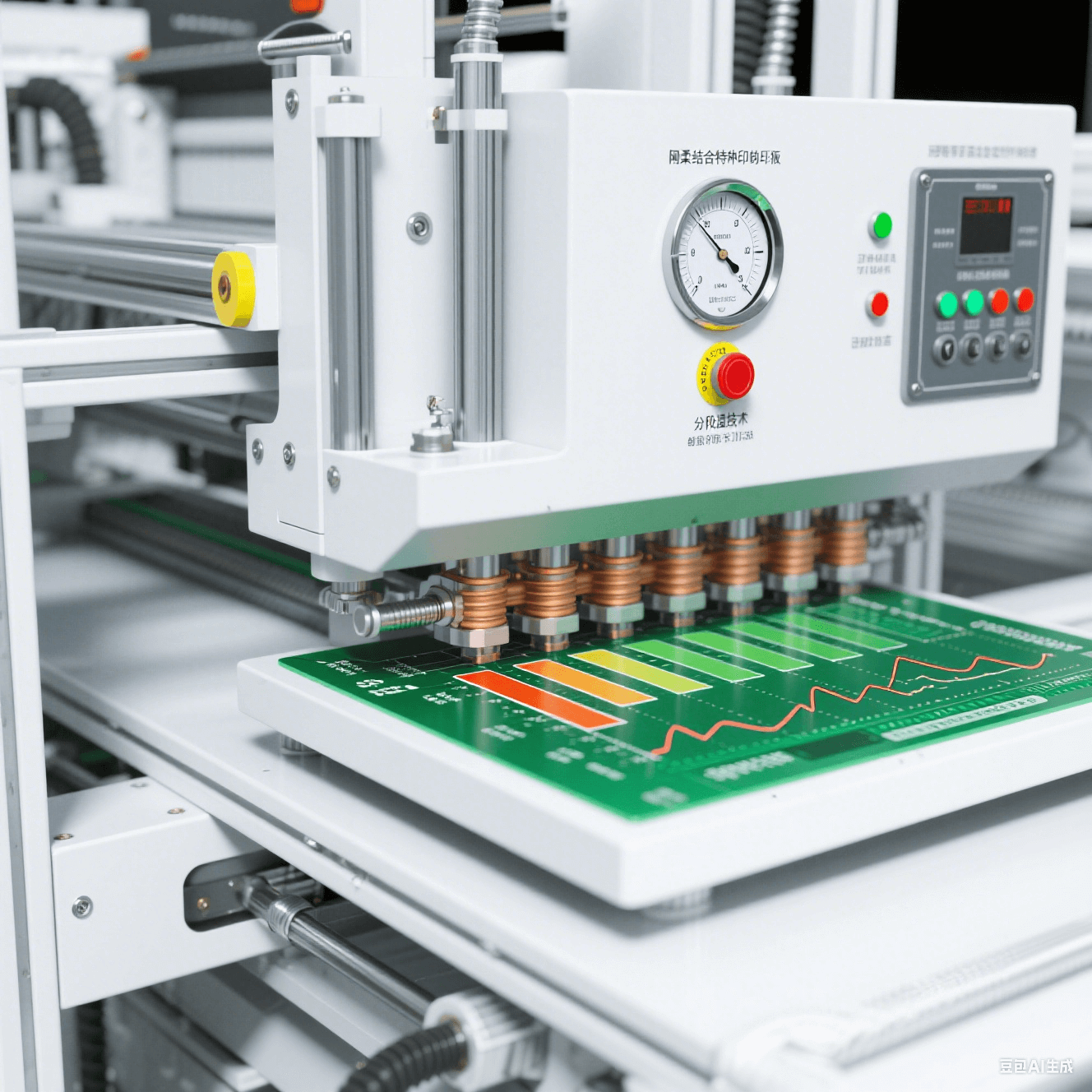 特種印制電路板壓合工藝中的分段升溫控制設備