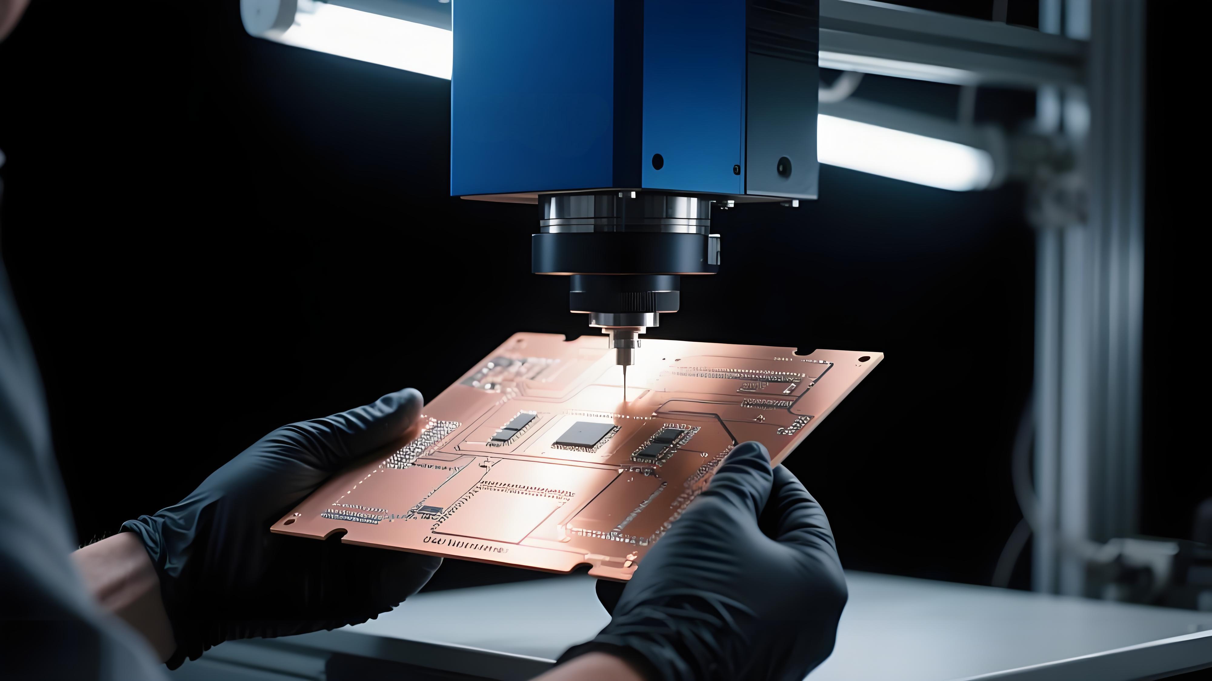 OSP工藝質(zhì)量控制環(huán)節(jié)，技術(shù)人員使用X射線熒光光譜儀檢測PCB板膜厚