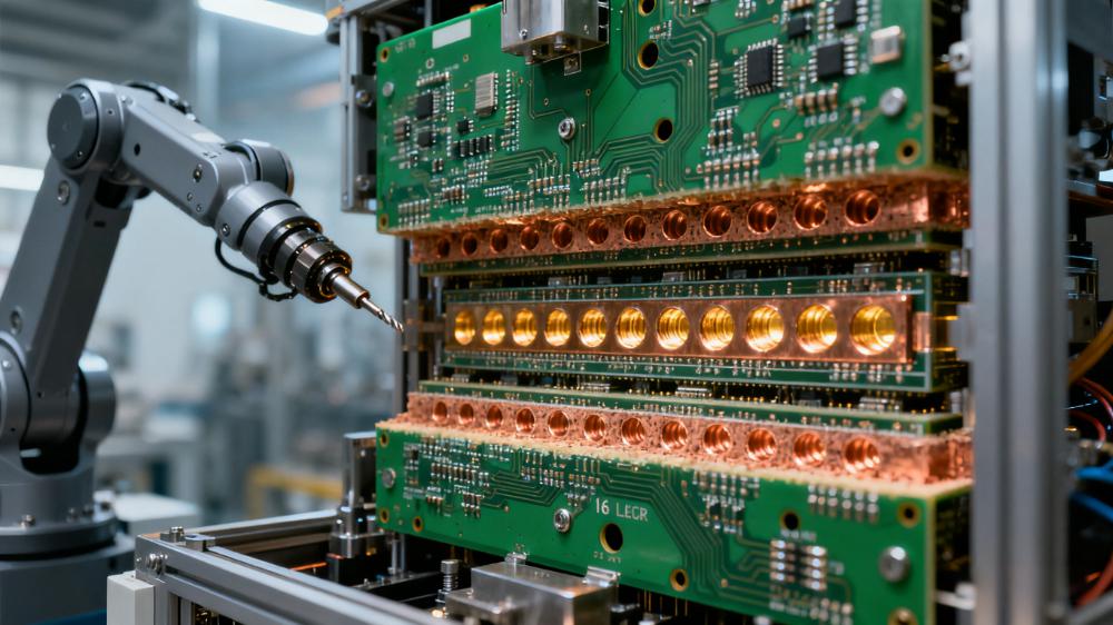 工業(yè)機器人伺服主板采用高TG板材的多層互聯結構 工業(yè)機器人伺服主板采用高TG板材的多層互聯結構