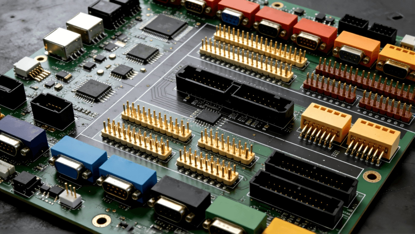 自動駕駛域控制器 PCB 多傳感器接口模塊化布局俯視圖