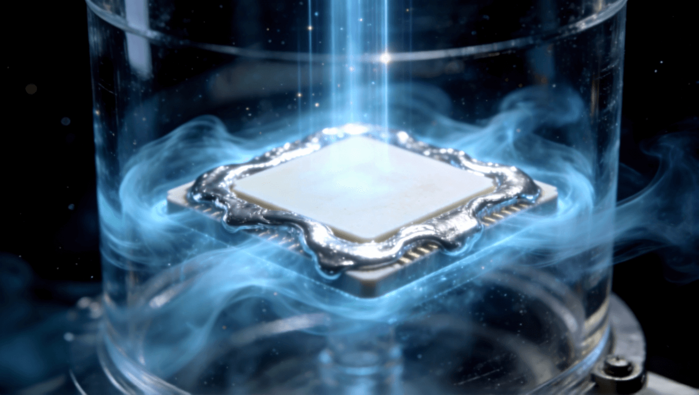 真空惰性氣體保護(hù)下的陶瓷基板焊接場(chǎng)景，表現(xiàn)氛圍控制對(duì)焊接質(zhì)量的重要性